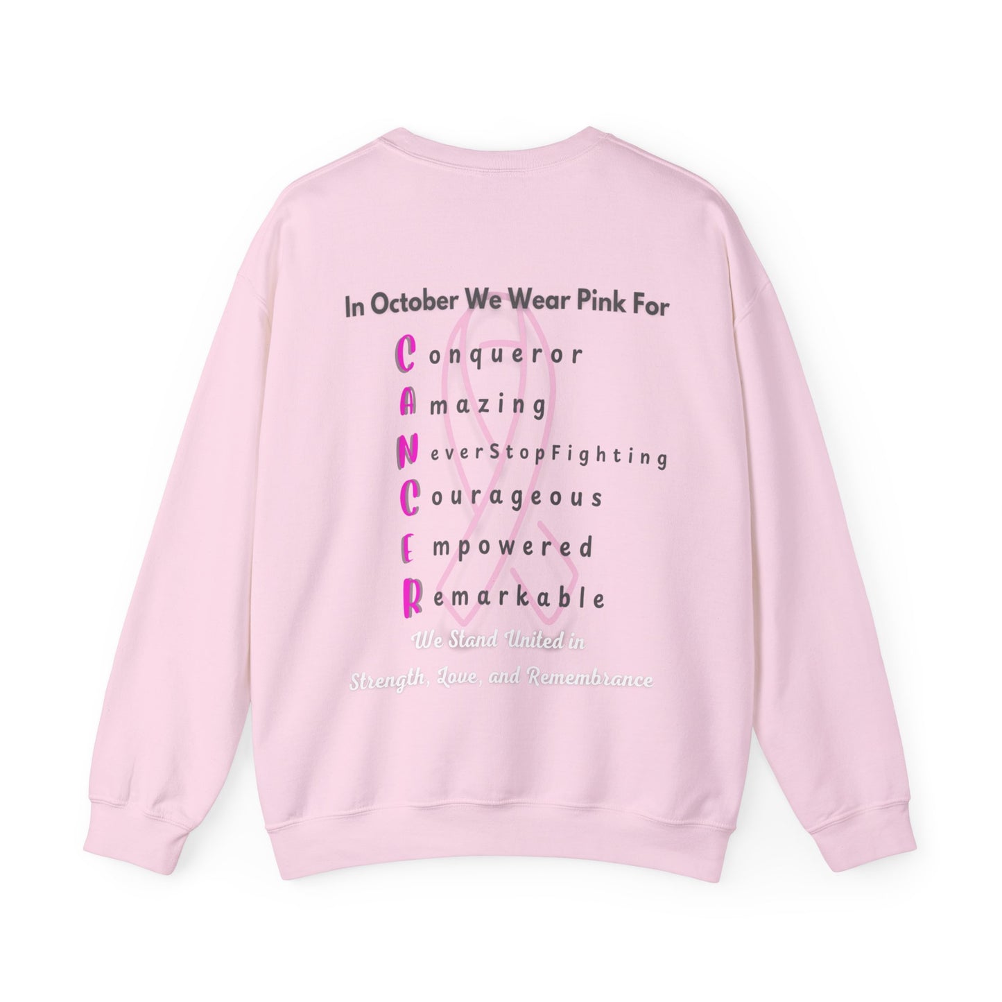 Strength in Comfort: Breast Cancer Awareness Unisex Sweatshirt