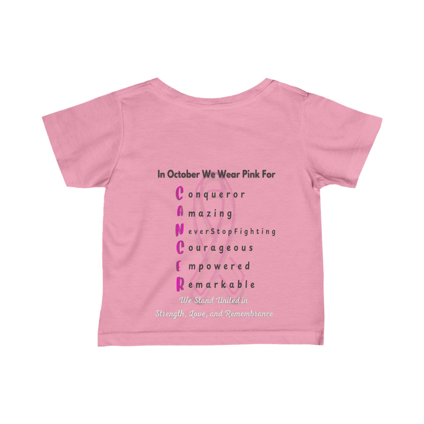 Little Fighters: Breast Cancer Awareness Infant T-Shirt