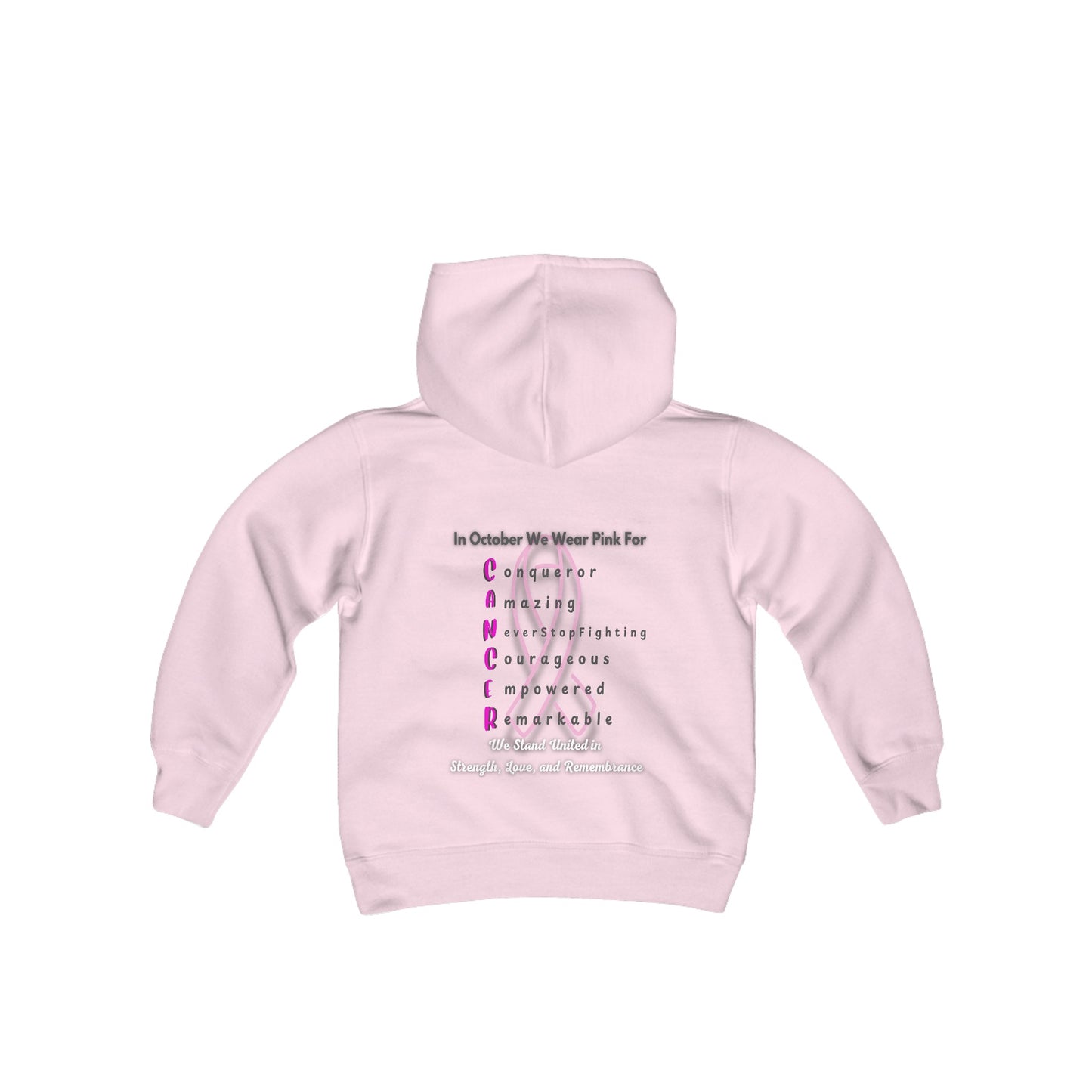 Young Warriors: Breast Cancer Awareness Kids’ Hoodie