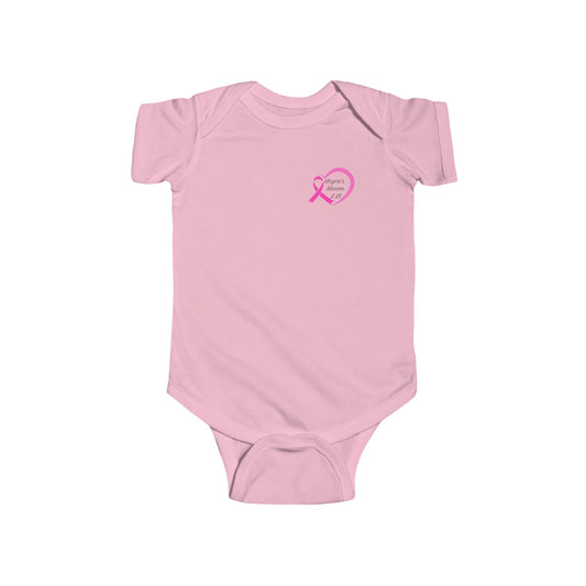 Tiny Hopes: Breast Cancer Awareness Short-Sleeve Onesie