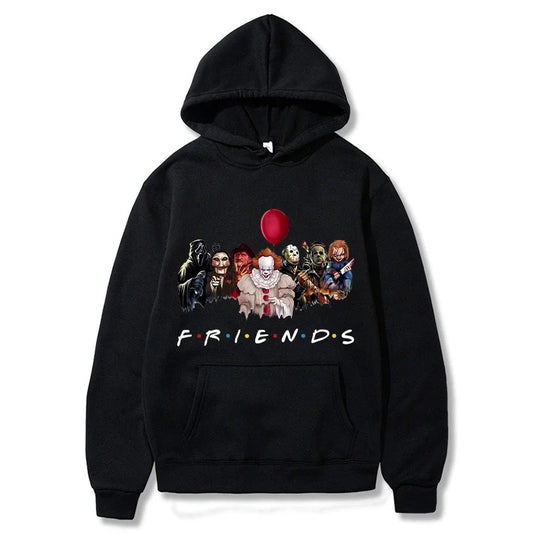 Halloween Friends Hoodies Men Fashion Horror