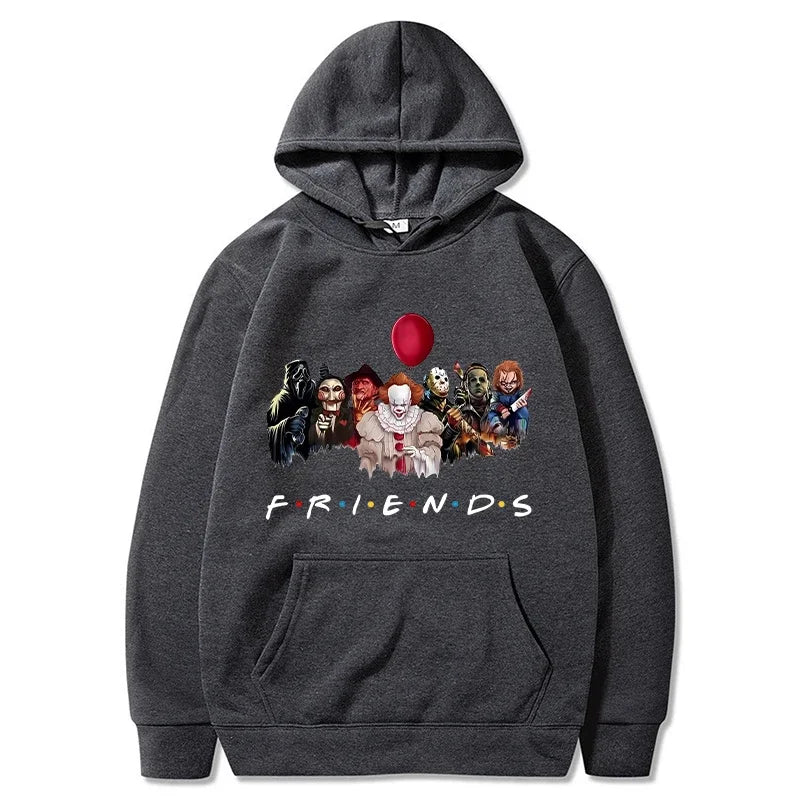 Halloween Friends Hoodies Men Fashion Horror