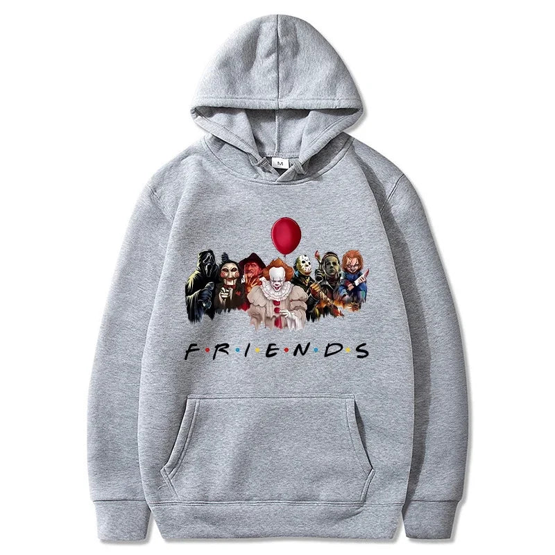 Halloween Friends Hoodies Men Fashion Horror