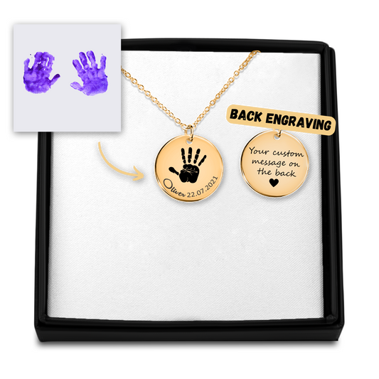 Actual Handprint Necklace