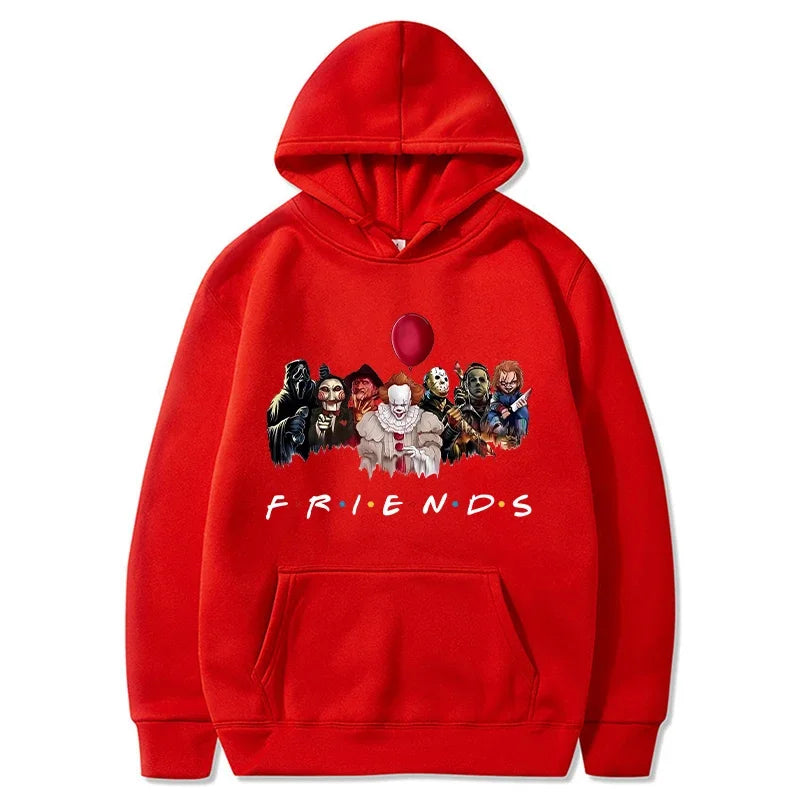 Halloween Friends Hoodies Men Fashion Horror