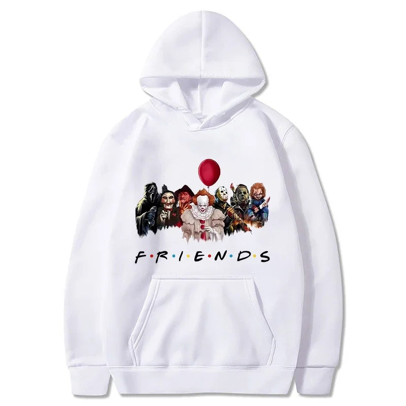 Halloween Friends Hoodies Men Fashion Horror