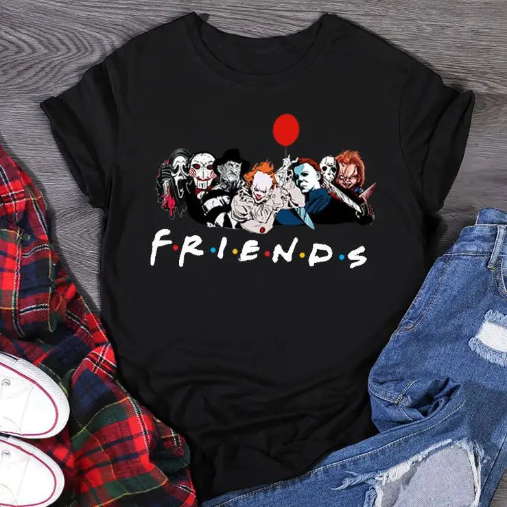 Friends T Shirt Best Stephen King Horror Characters