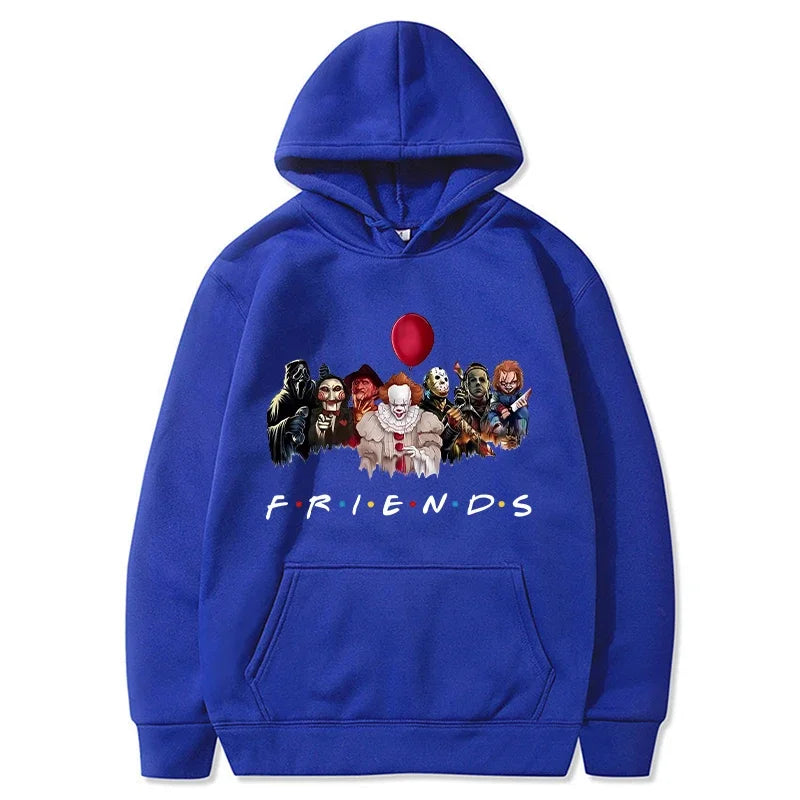 Halloween Friends Hoodies Men Fashion Horror