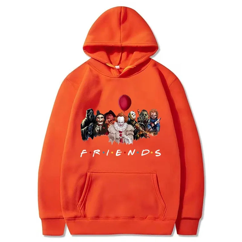 Halloween Friends Hoodies Men Fashion Horror