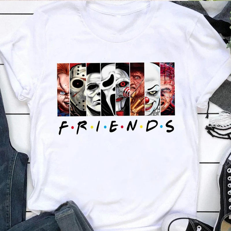 Friends T Shirt Best Stephen King Horror Characters